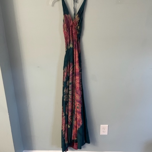 Beautiful multi-colored maxi dress (XS) - Excellent condition - Picture 1 of 4